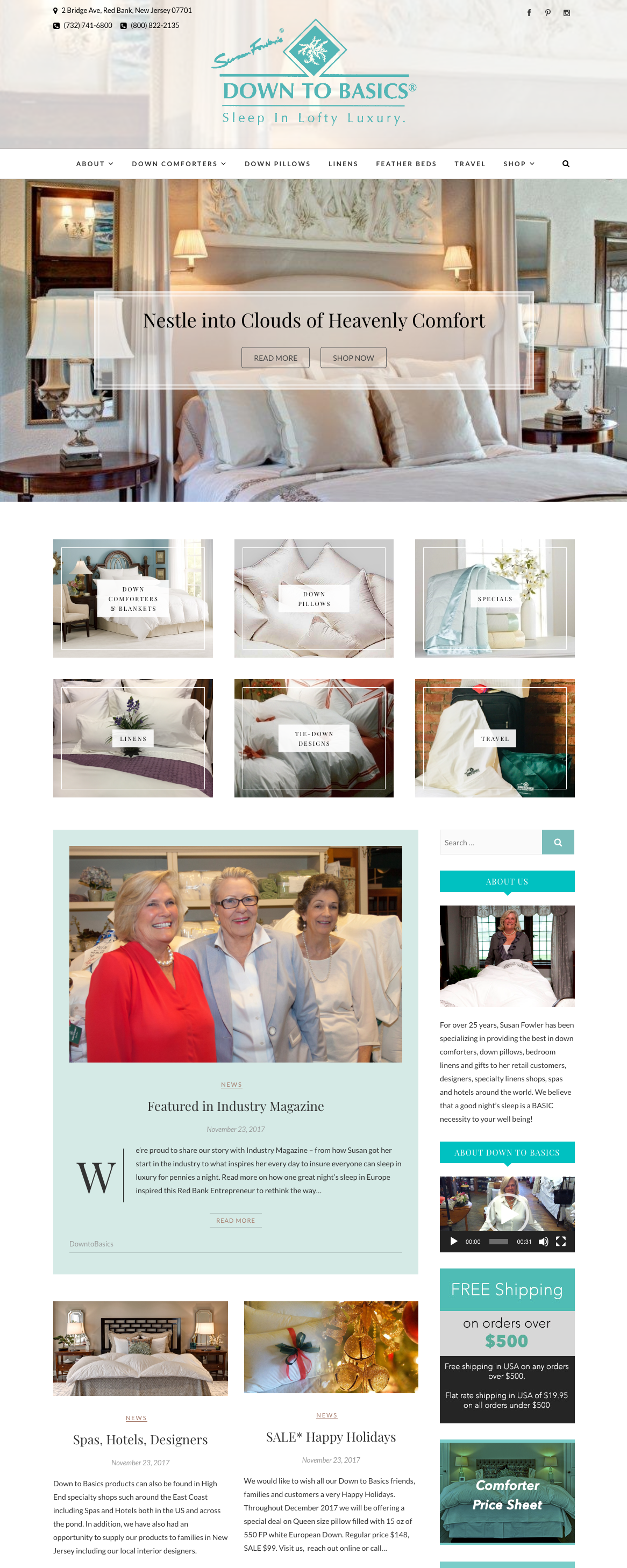 Bedding Store Website